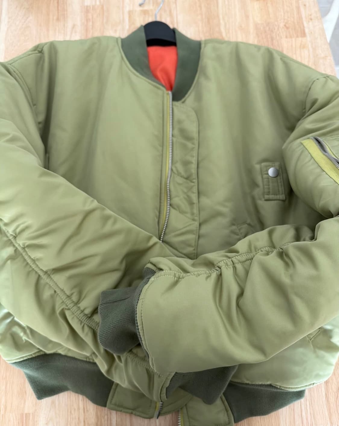 스웨이드 크롭 ma-1 상품이미지4