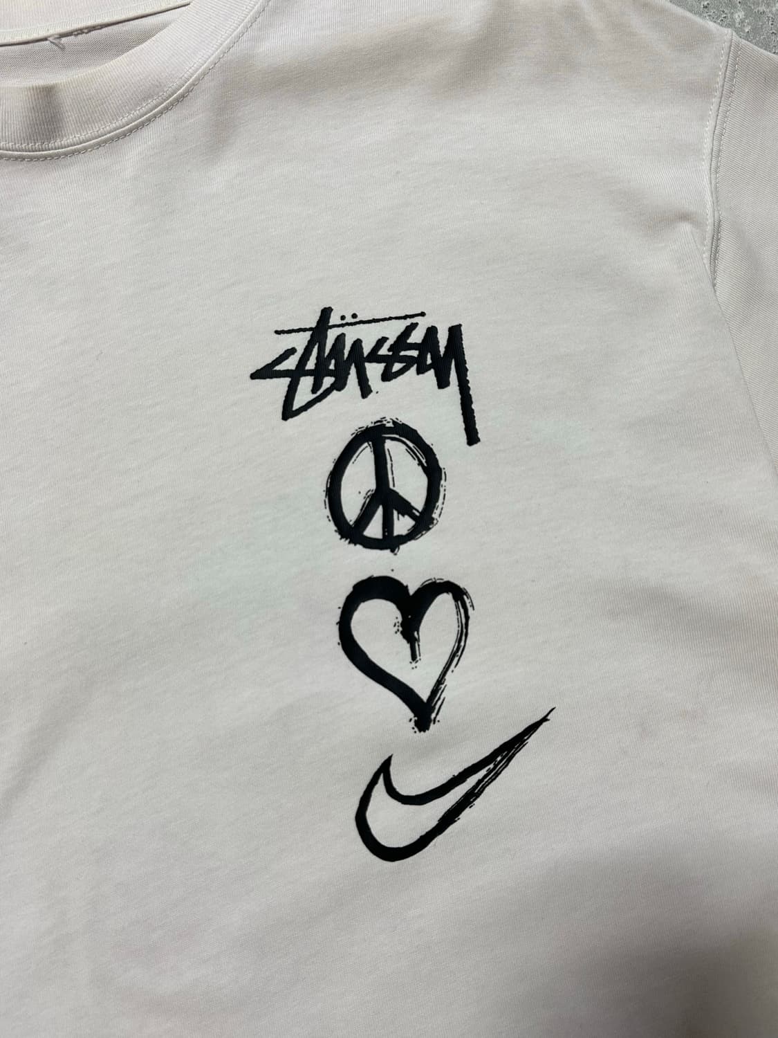 스투시 x 나이키 NRG 화이트 반팔티 상품이미지5