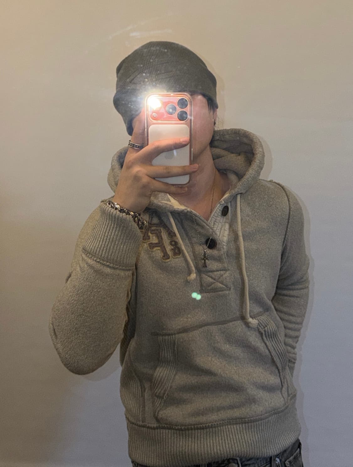 아베크롬비 국내유일 y2k 헨리넥 후드 상품이미지1