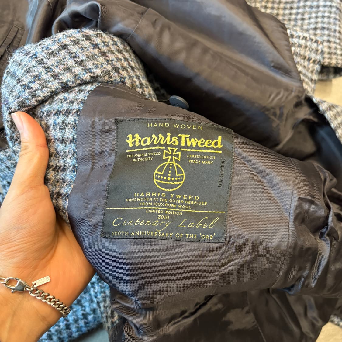 빈티지 해리스트위드 울 자켓 상품이미지8