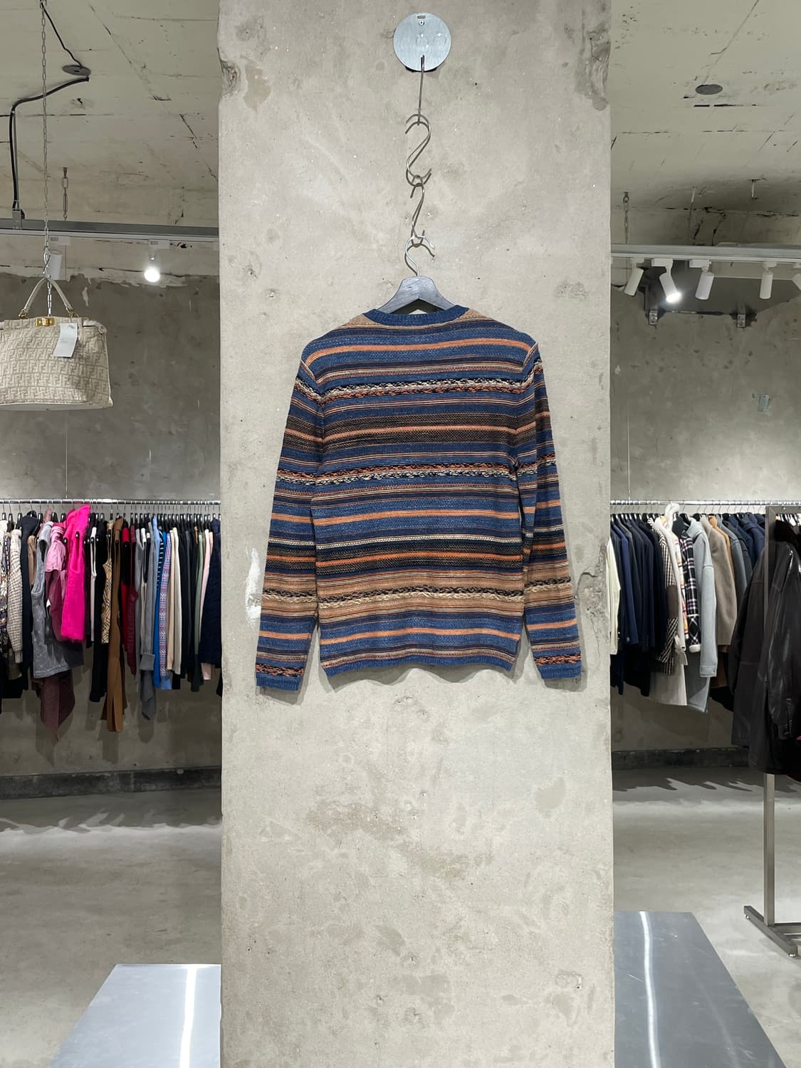 데님 앤 서플라이 랄프 로렌 믹스 에스닉 헨리넥 니트 상품이미지6