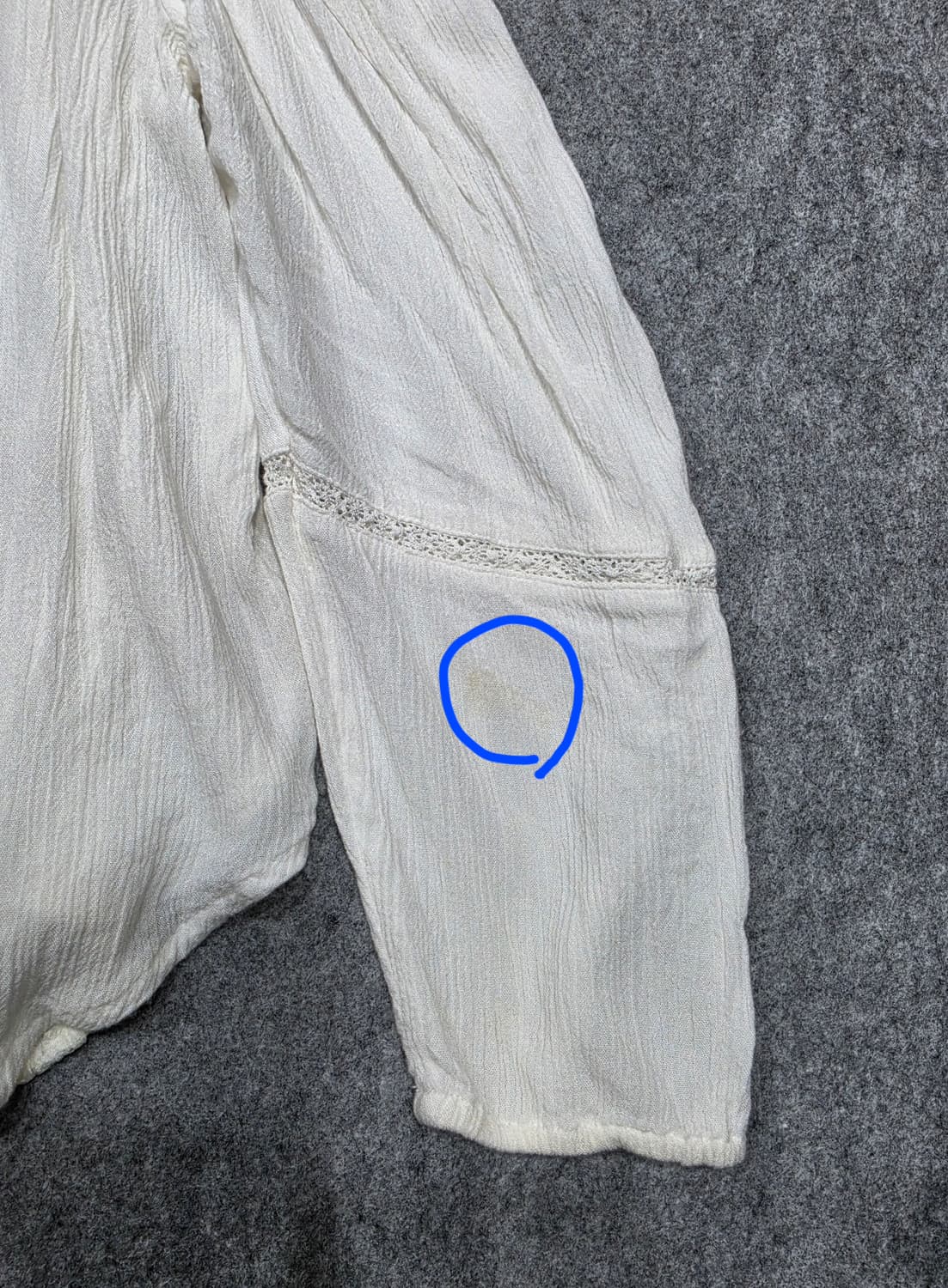 아베크롬비 앤 피치 모리걸 레이스 버튼 오프숄더 콜드숄더 탑 XS 상품이미지5