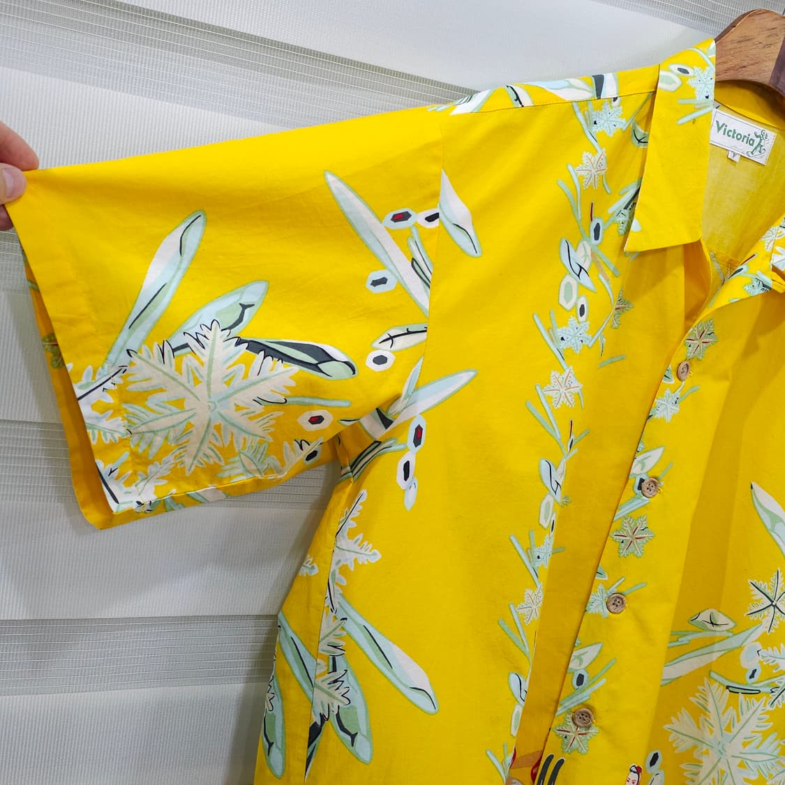 JAPAN 빈티지 Victoria 하와이안 셔츠- 프리사이즈 상품이미지3