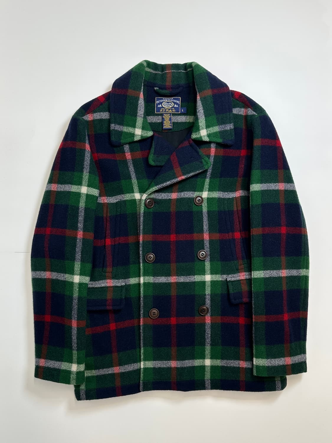 폴로 랄프로렌 럭비 체크 울 코트  상품이미지1