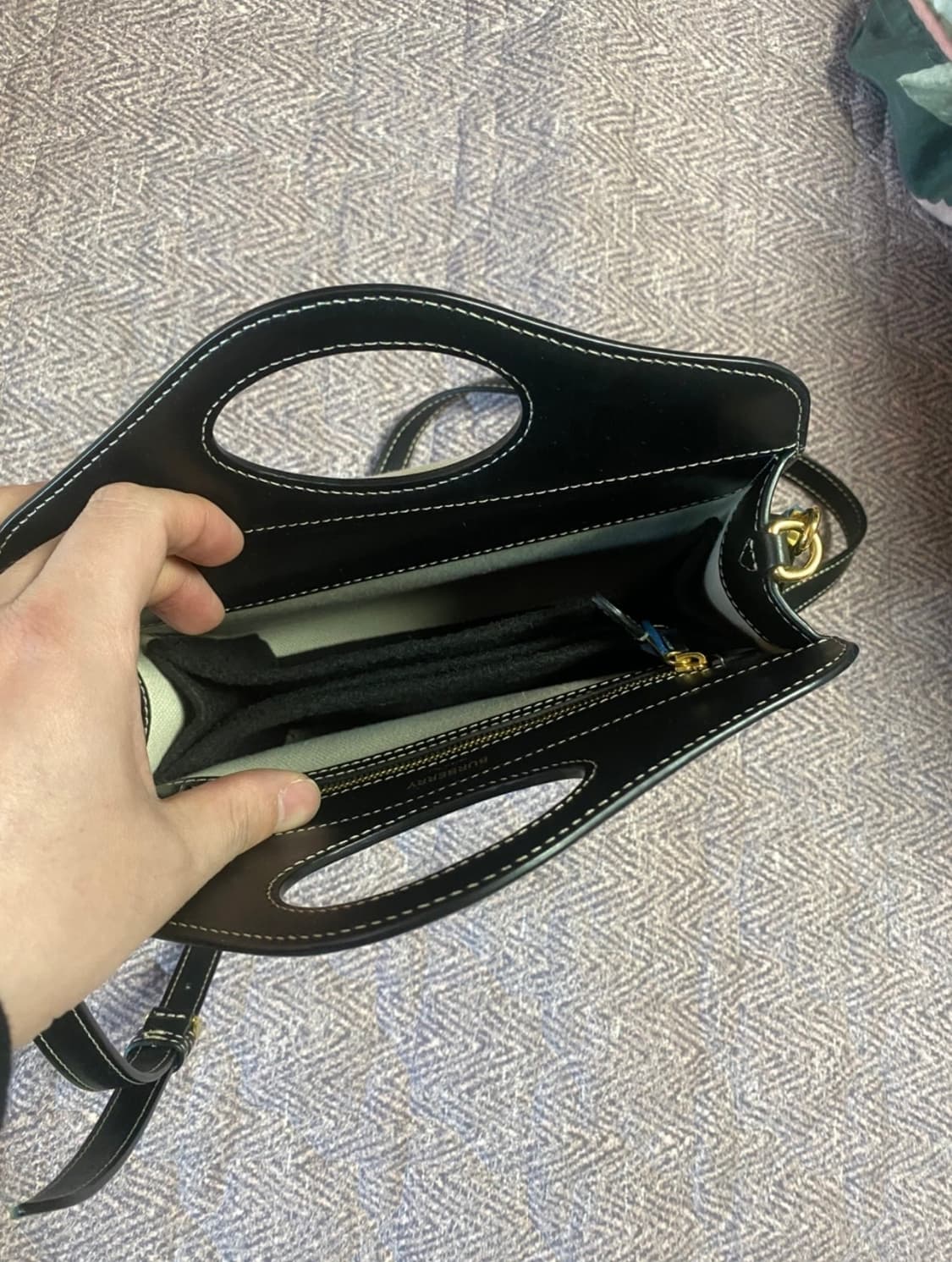 버버리 캔버스 토트백 상품이미지4