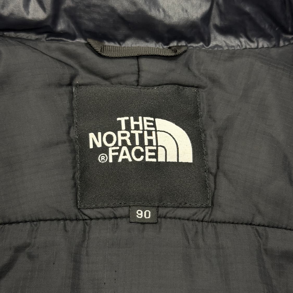 노스페이스 빈티지 경량패딩 Y2K 자켓 블랙 90 상품이미지4