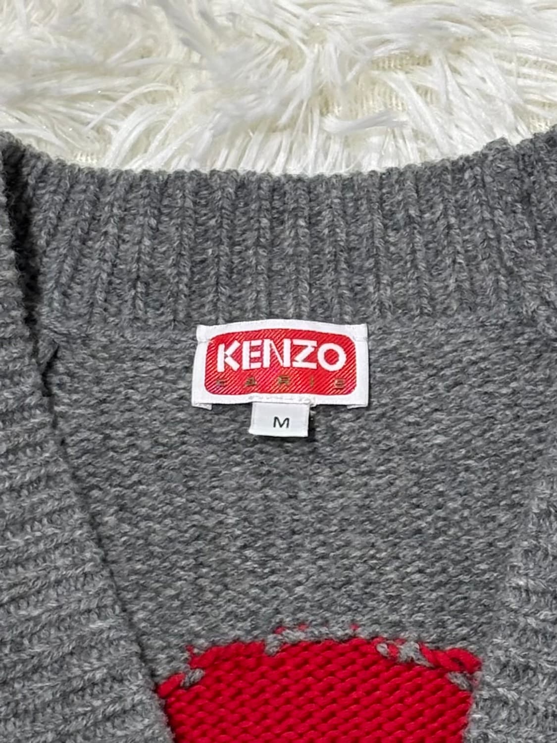 겐조 타겟 울 펄그레이 가디건 상품이미지7