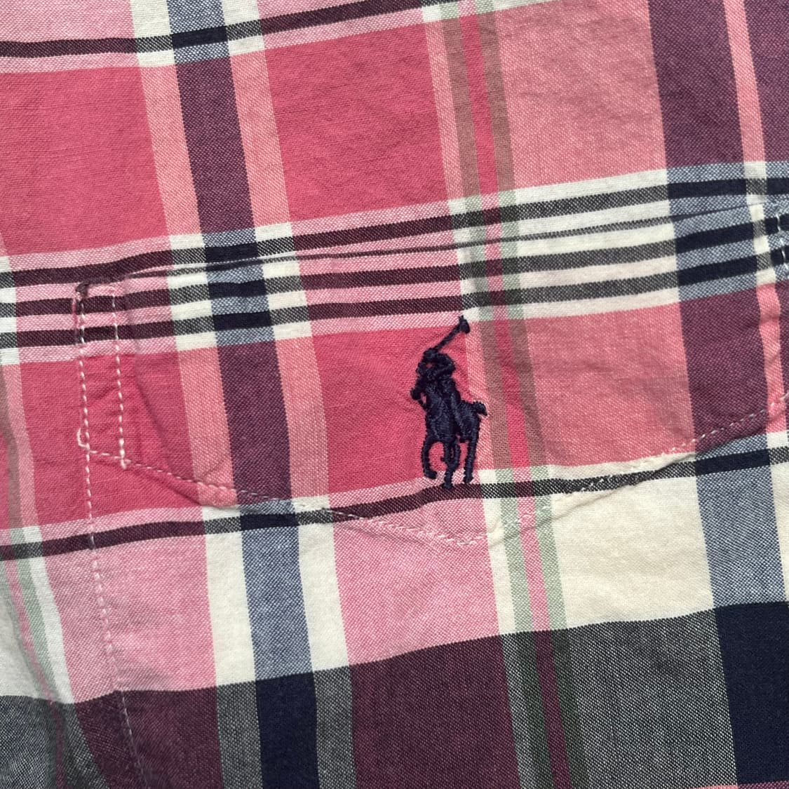 S) 폴로 체크셔츠 커스텀핏 상품이미지3