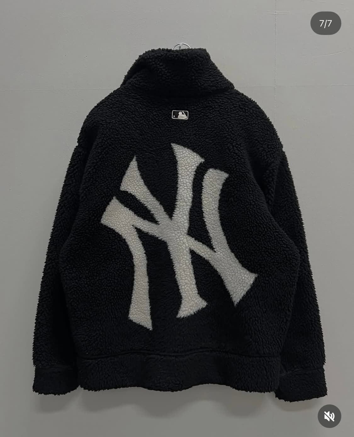 MLB 뉴욕양키즈 양털 뽀글이 후리스 자켓 상품이미지7