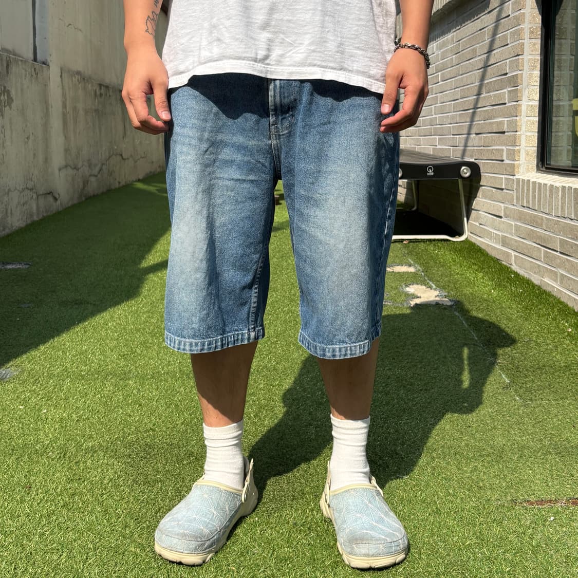 타미 진스 데님 쇼츠 상품이미지3