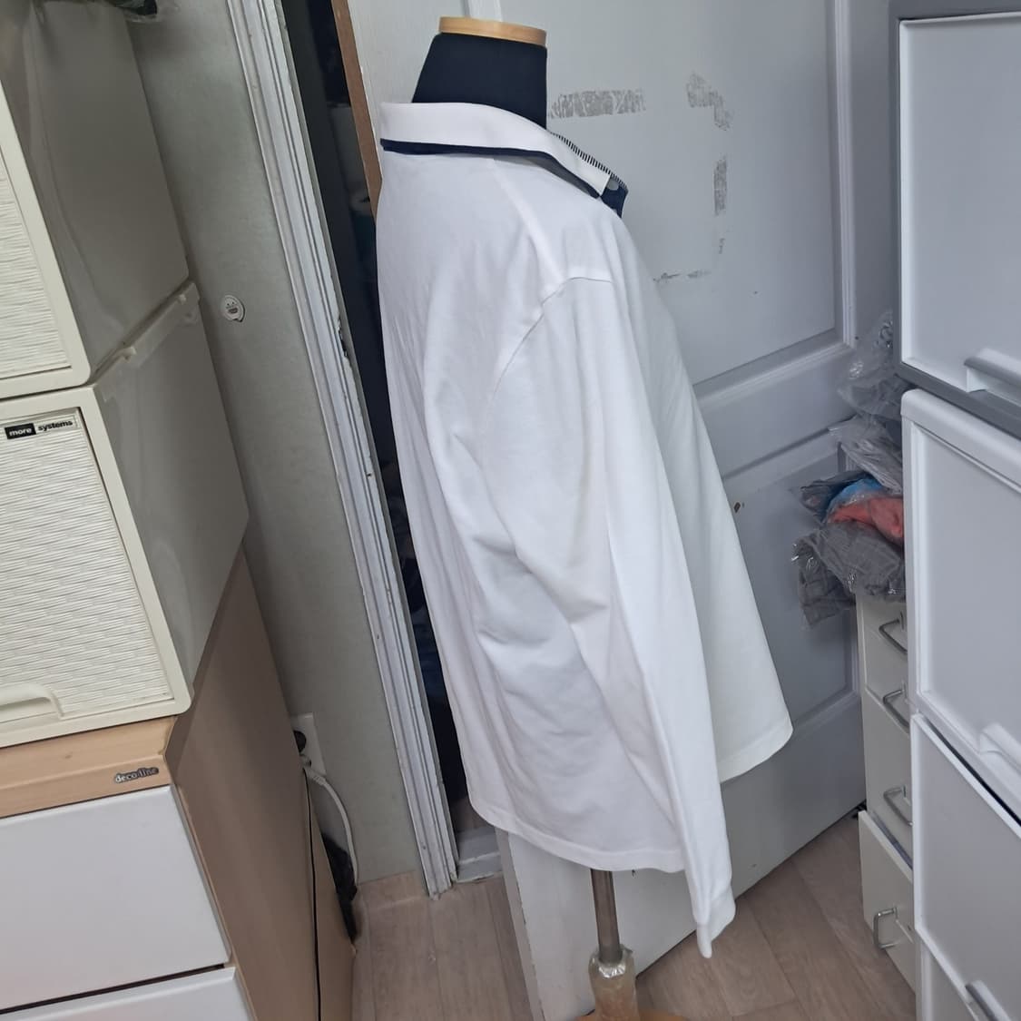 PING 핑 골프 긴팔 카라티 100 화이트 상품이미지4