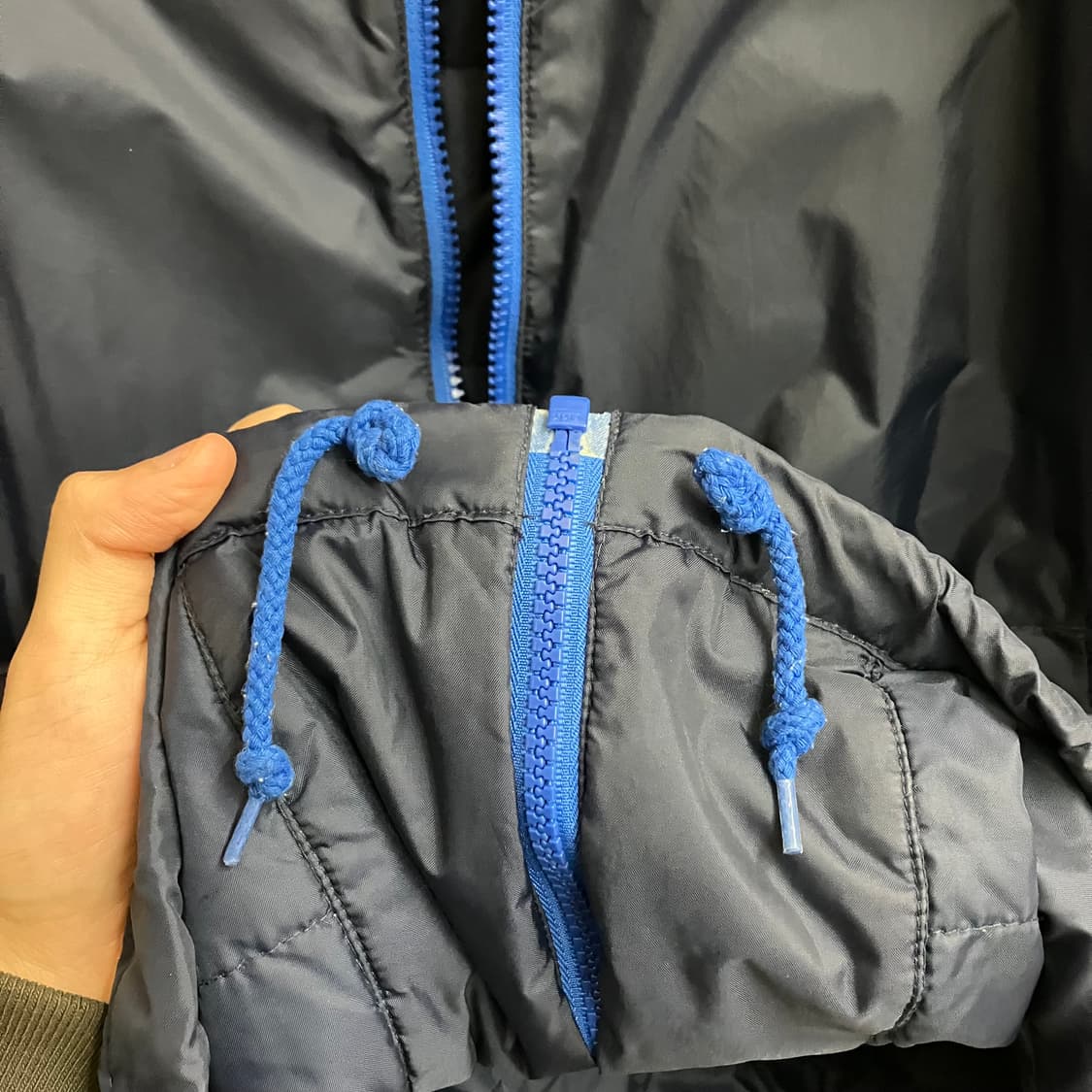 N123 나아키 센터로고 누빔 자켓 상품이미지5