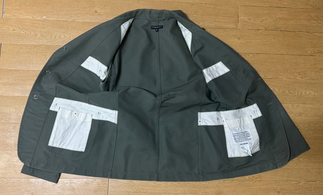 엔지니어드가먼츠 베드포드 자켓 올리브 s 상품이미지3