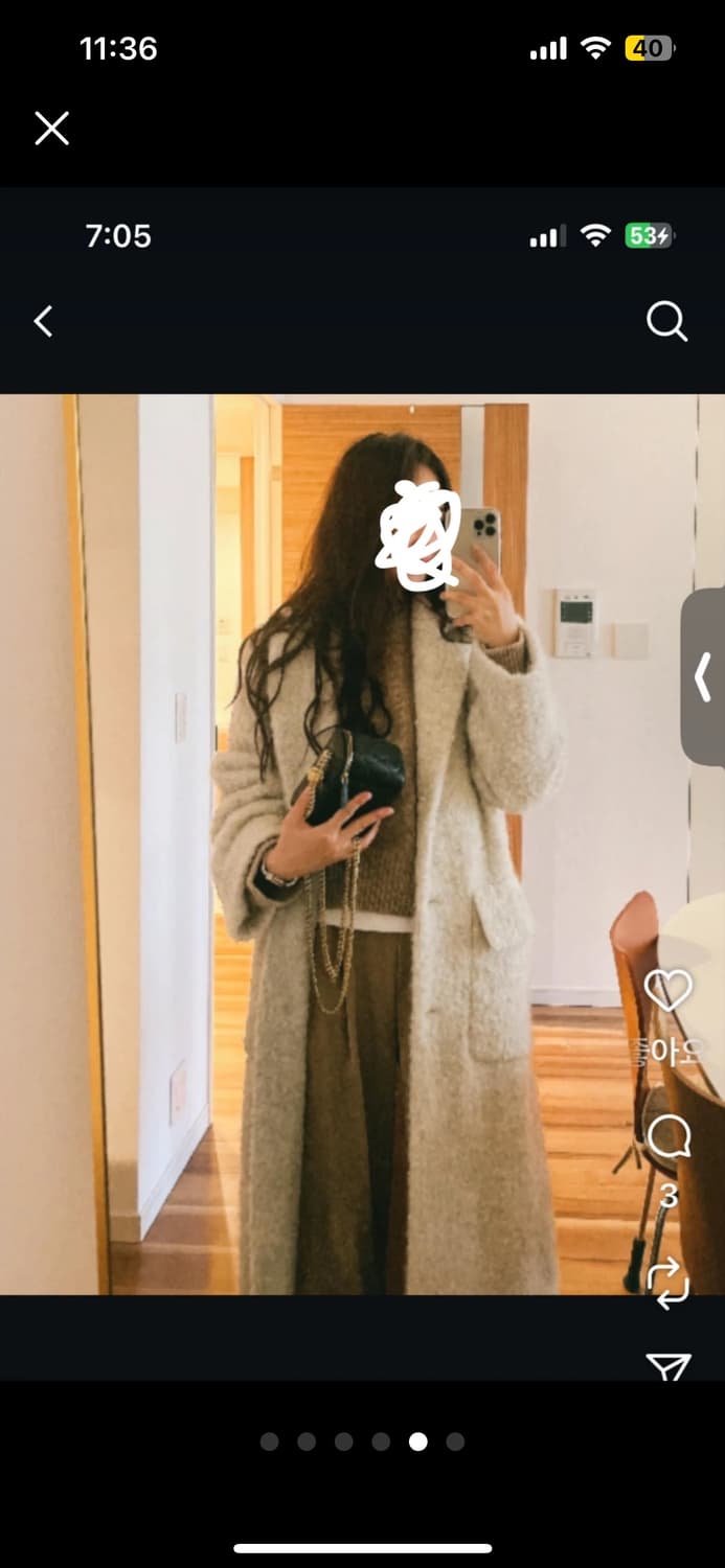 씨호린 런던부클 코트 크림 s[ 올해 품절 컬러, 프리미엄희소템 상품이미지5