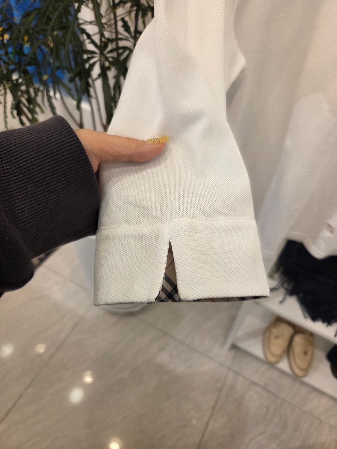 버버리 7부 피케 카라티 상품이미지3