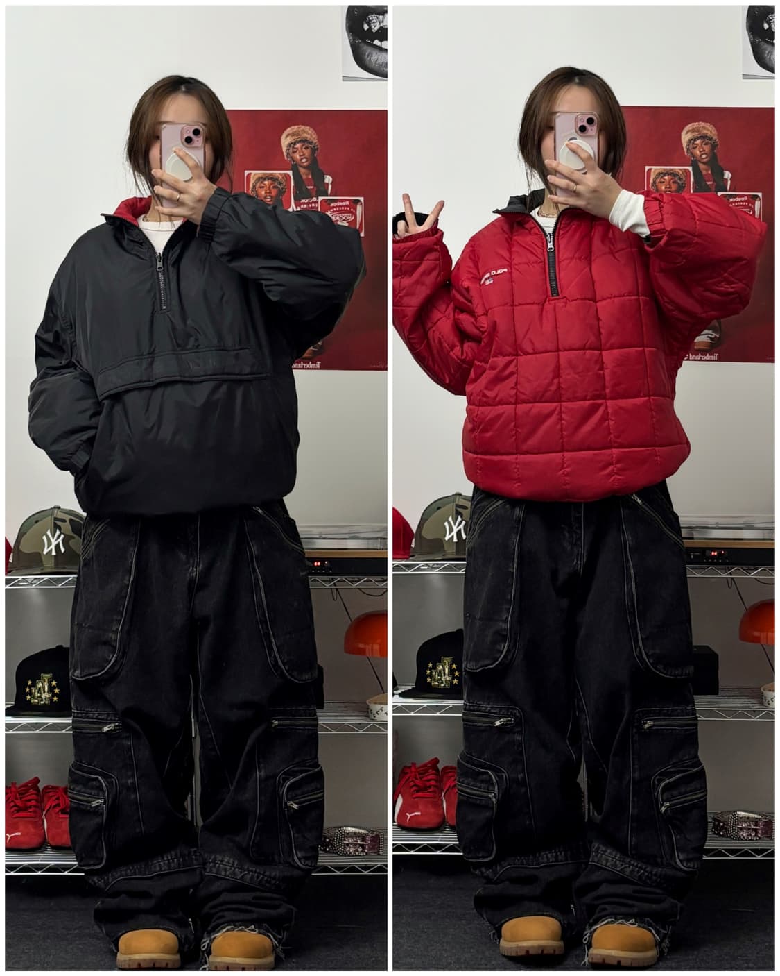 폴로스포츠 00s 리버시블 패디드 자켓 상품이미지4