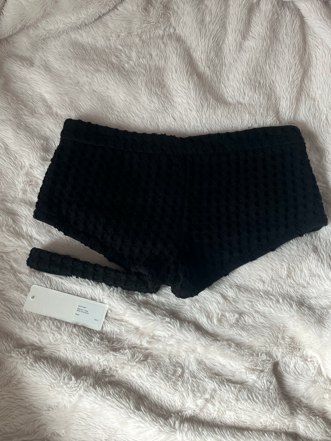 [새상품] 본네  Strap micro shorts (Black) 상품이미지6