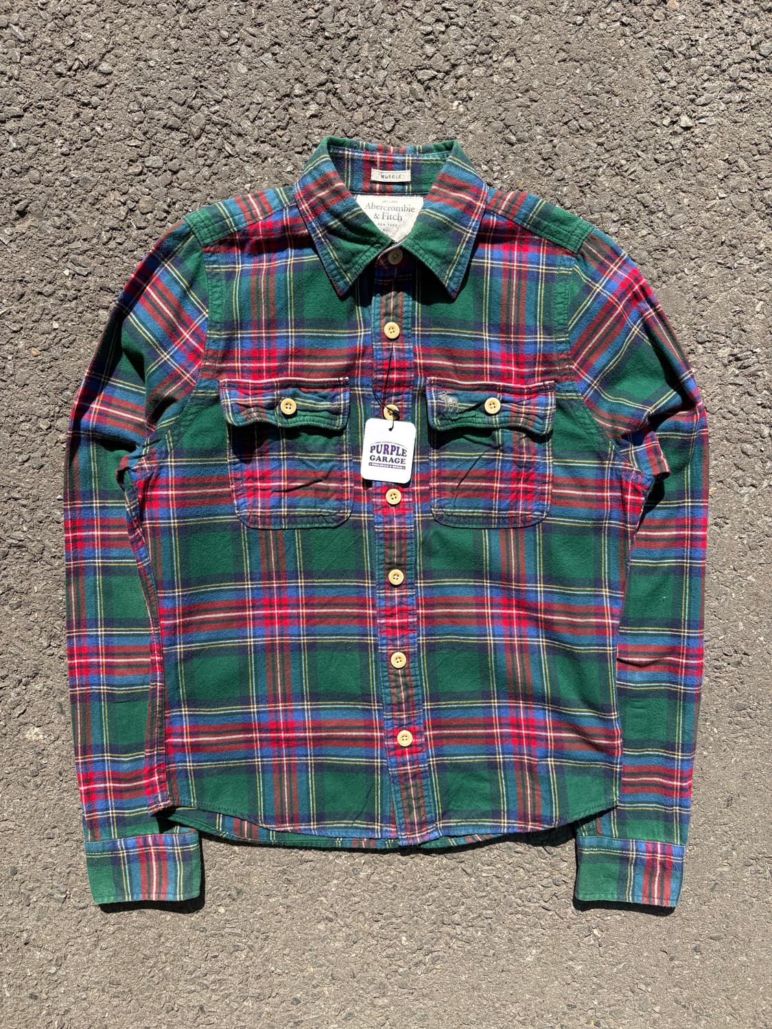 아베크롬비 플란넬 체크셔츠 B185 상품이미지1