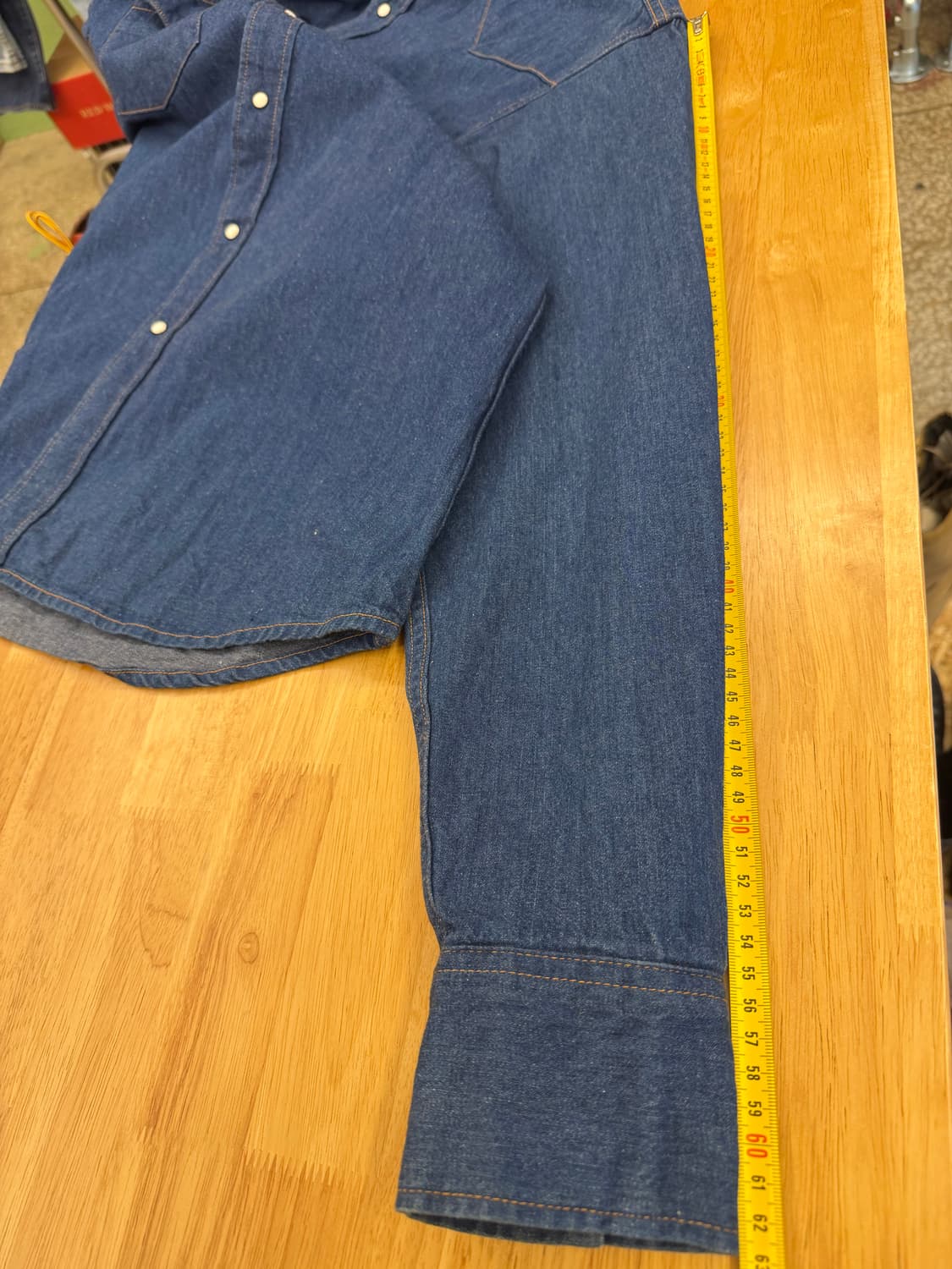 90‘s 리바이스 웨스턴 데님 셔츠 상품이미지8