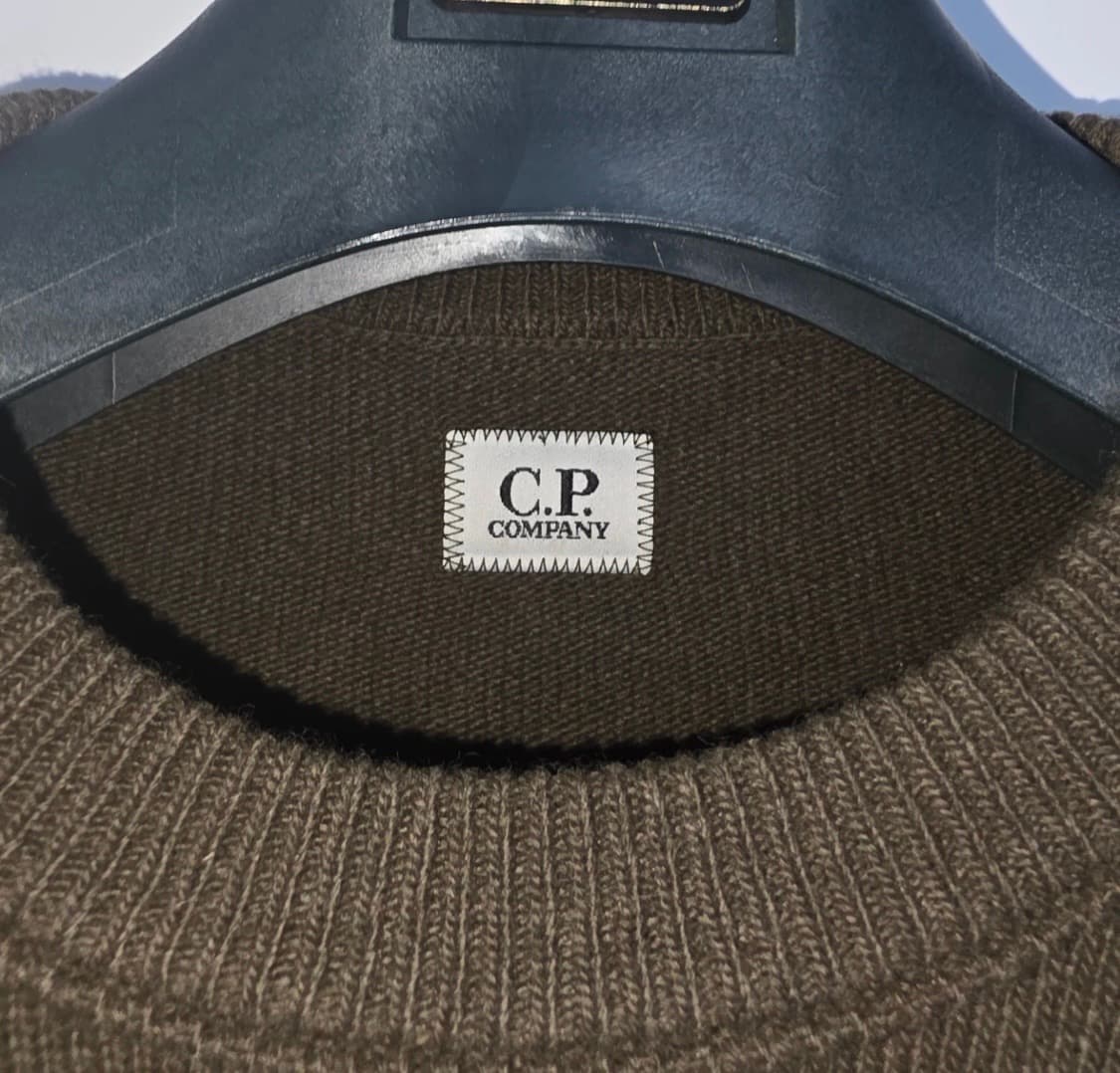cp 컴퍼니 렌즈 니트 올리브 상품이미지3