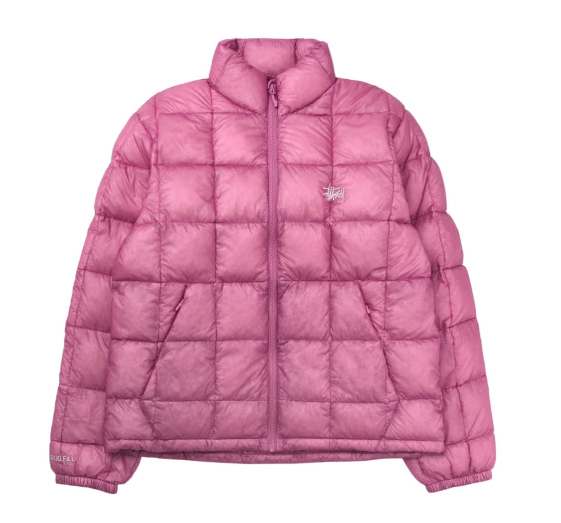 스투시 미드웨이트 푸퍼 패딩 핑크 상품이미지1