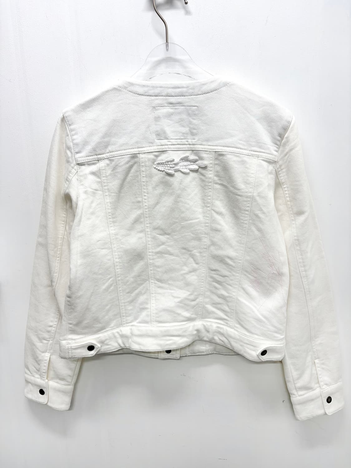 Handmarked White Denim Jacket 상품이미지4