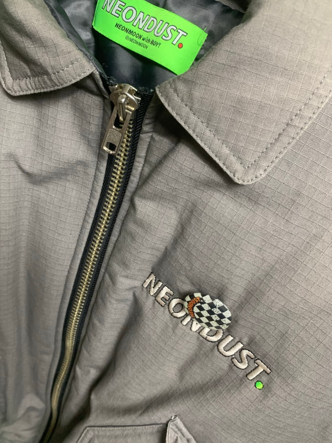 네온문 코튼 재킷 NEONDUST 네온더스트 블루종 점퍼 상품이미지2