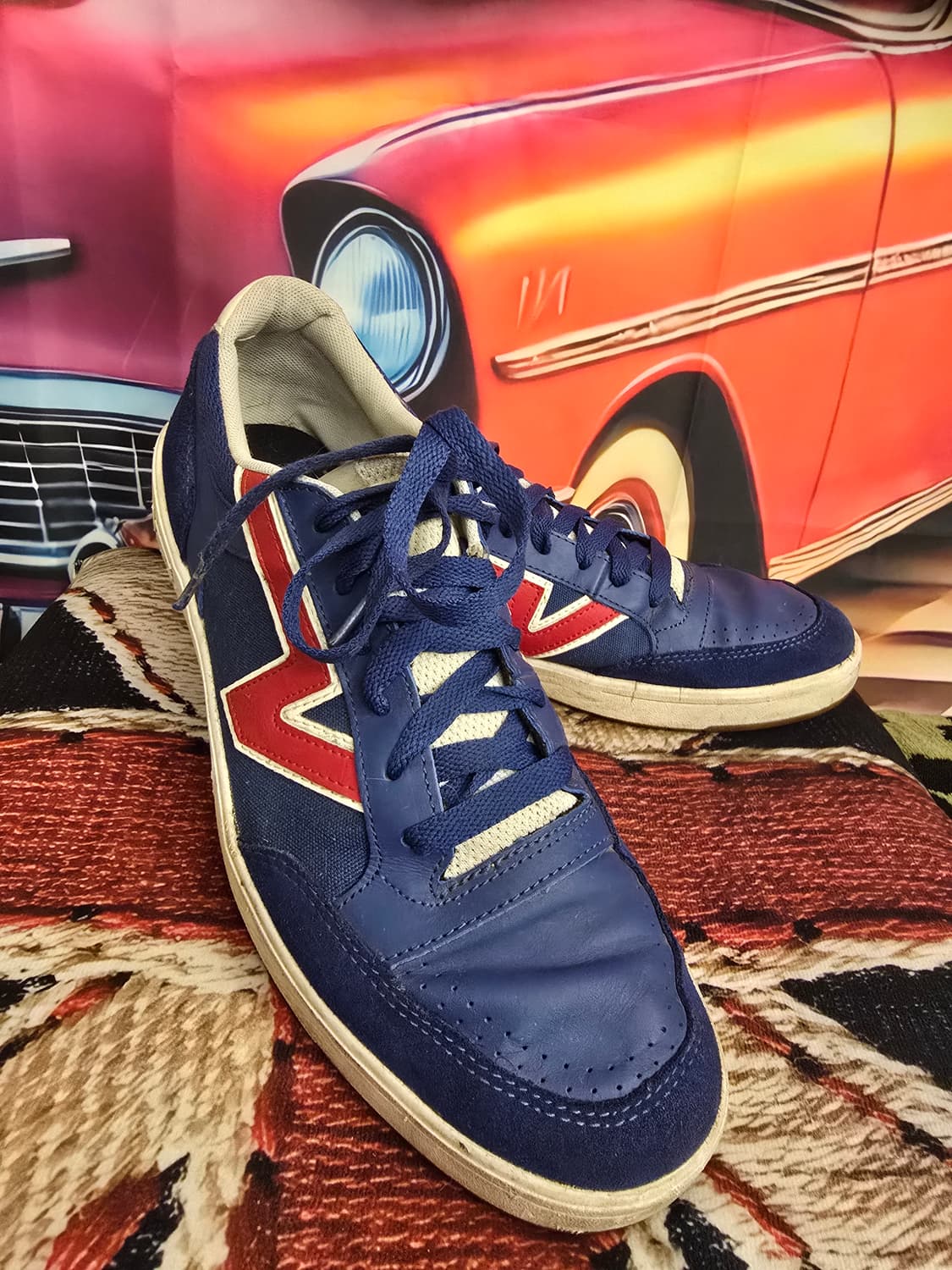 반스 로우랜드 CC '레트로 스포츠  네이비 레드' 스니커즈 상품이미지1