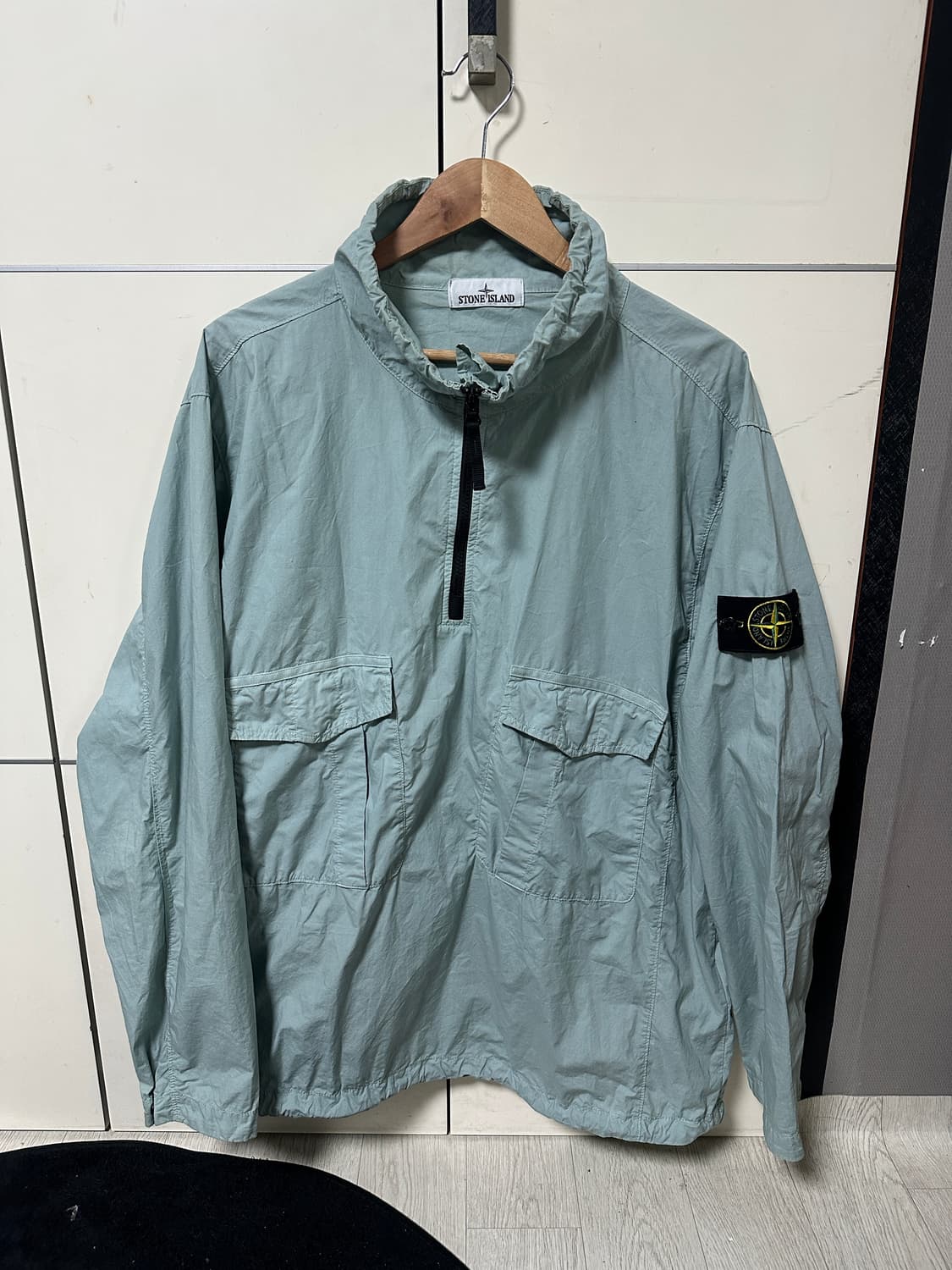 (백화점판) 23ss 스톤아일랜드 세미오버 아노락 자켓 블루 XL 상품이미지2