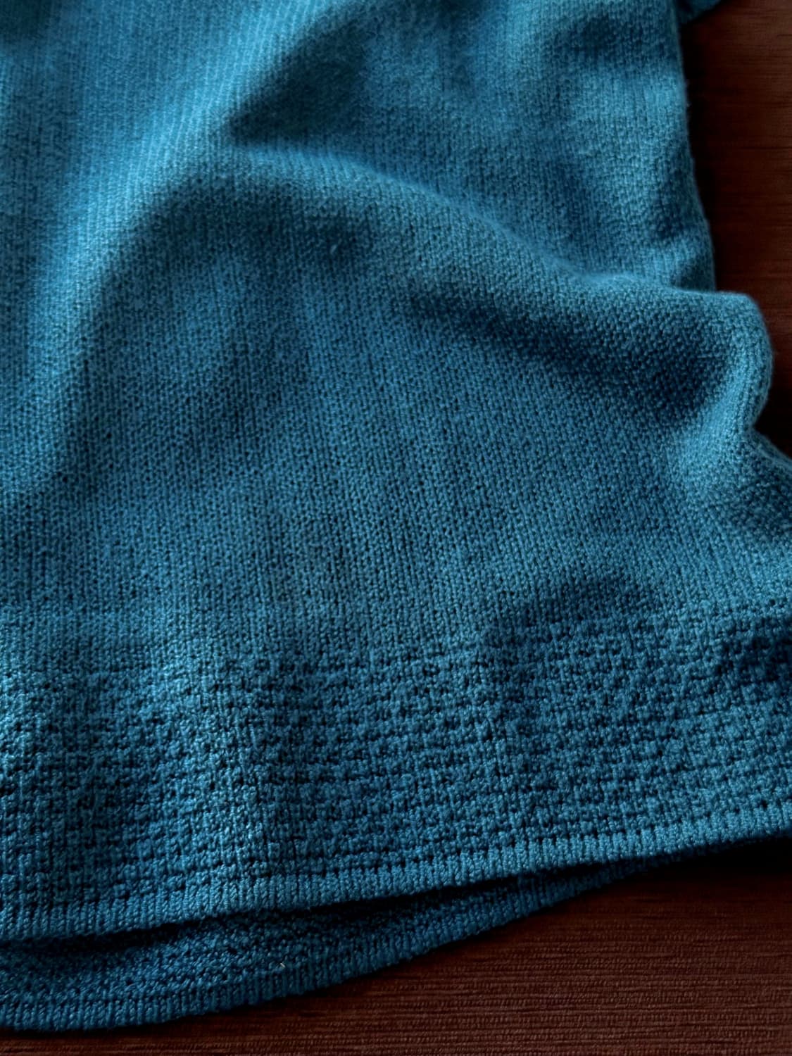 Shawl collar design knit top 상품이미지3