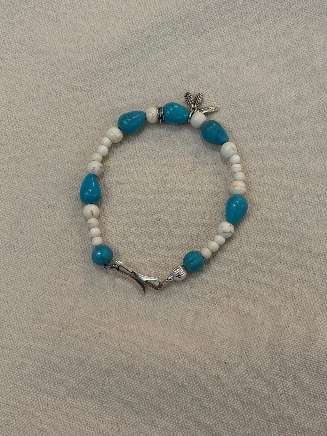 Turquoise Feather Bracelet 상품이미지6