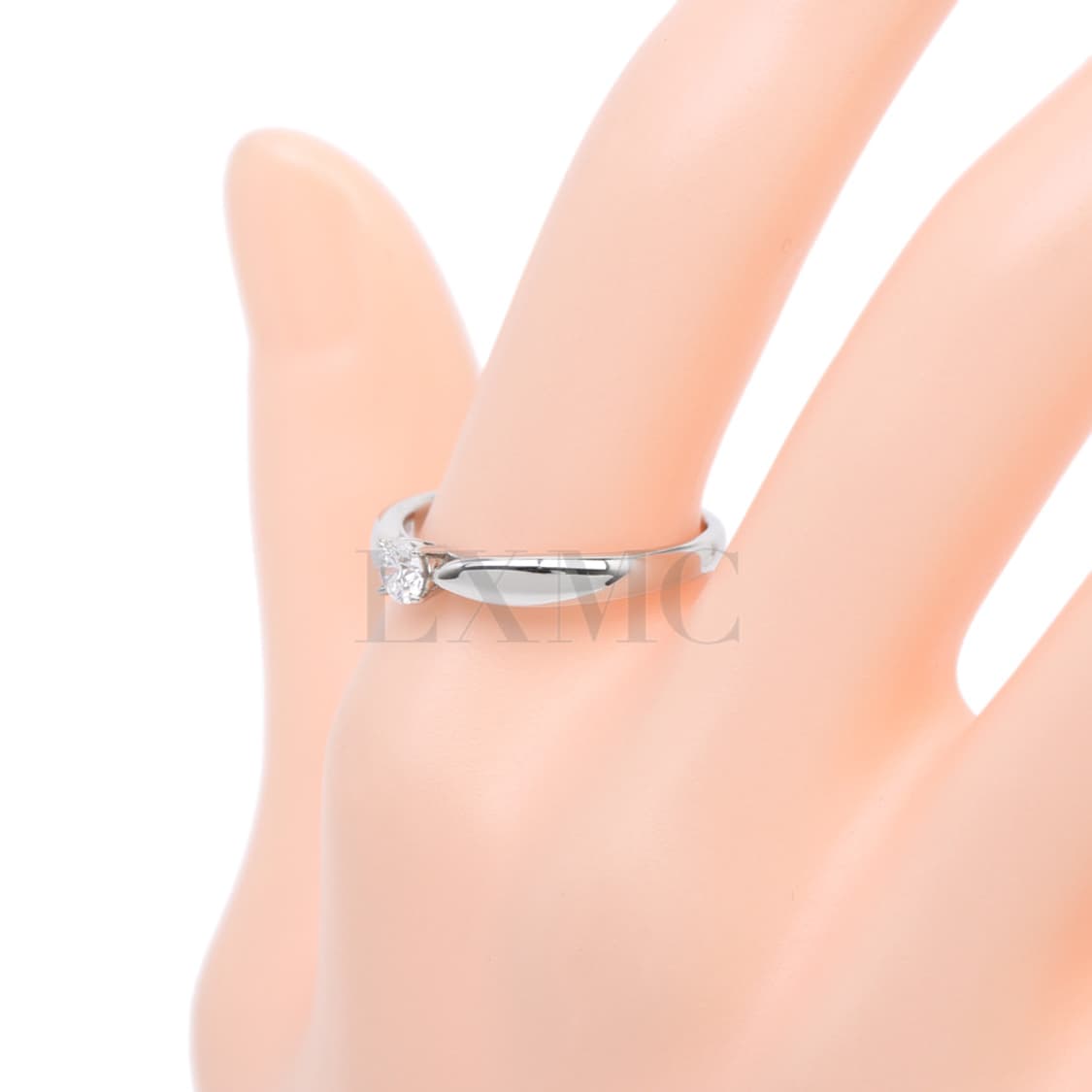 티파니 하모니 라운드 웨딩링 플래티늄 다이아반지 0.18CT 10호 상품이미지7