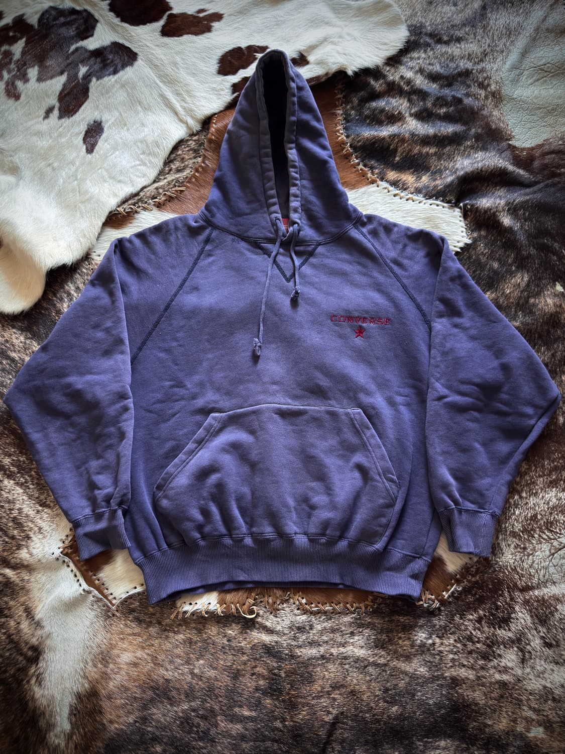 90s Converse All star Sunfaded Hoodie 상품이미지1