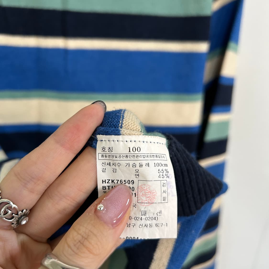 헤지스 남성 니트 100 상품이미지4