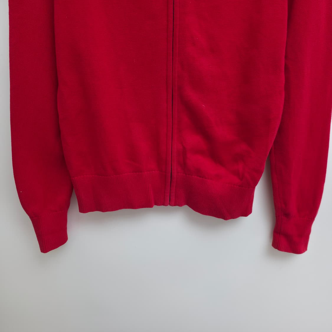 [S] 타미힐피거 레드 니트 집업 상품이미지3