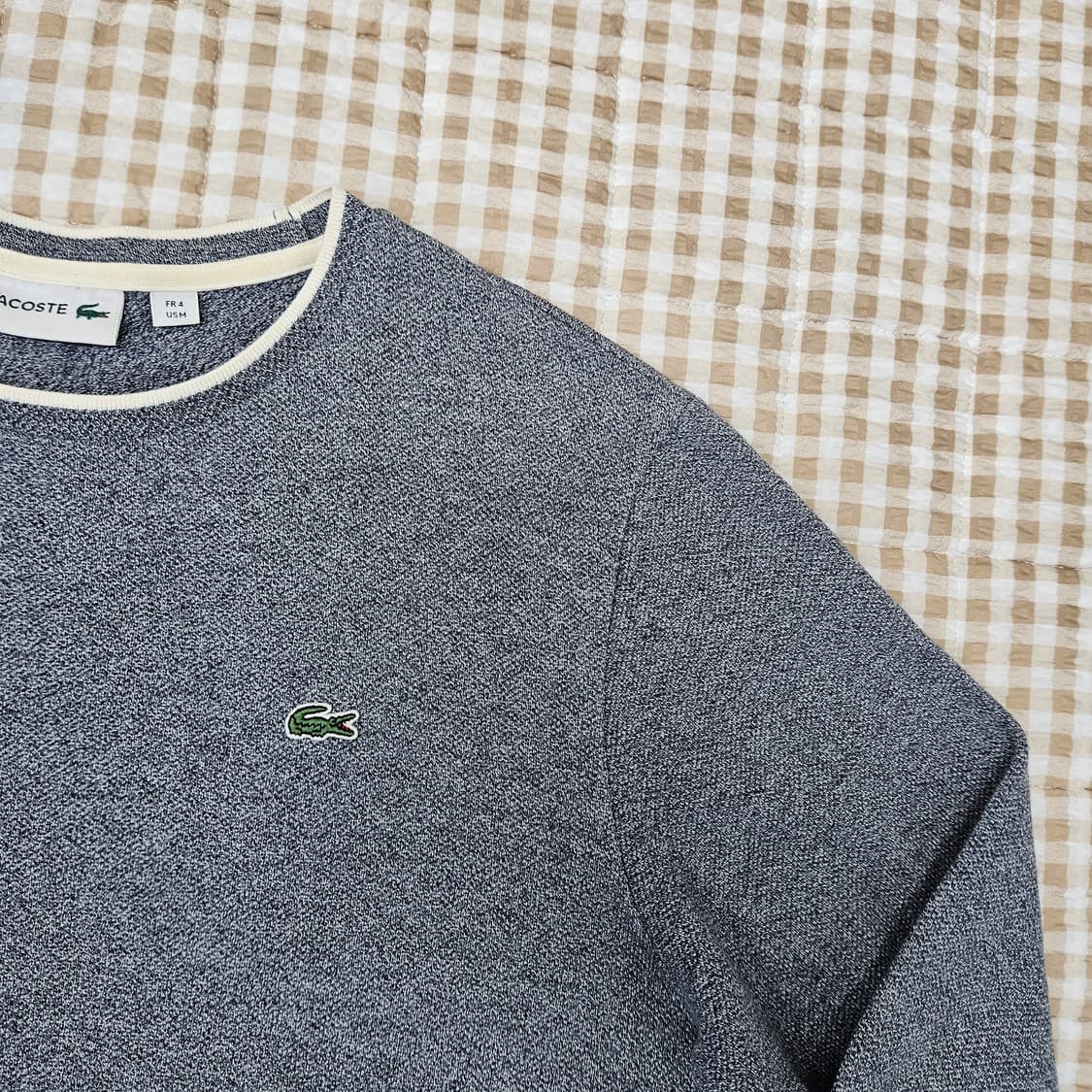 라코스테 얇은 면티 남자100 상품이미지3