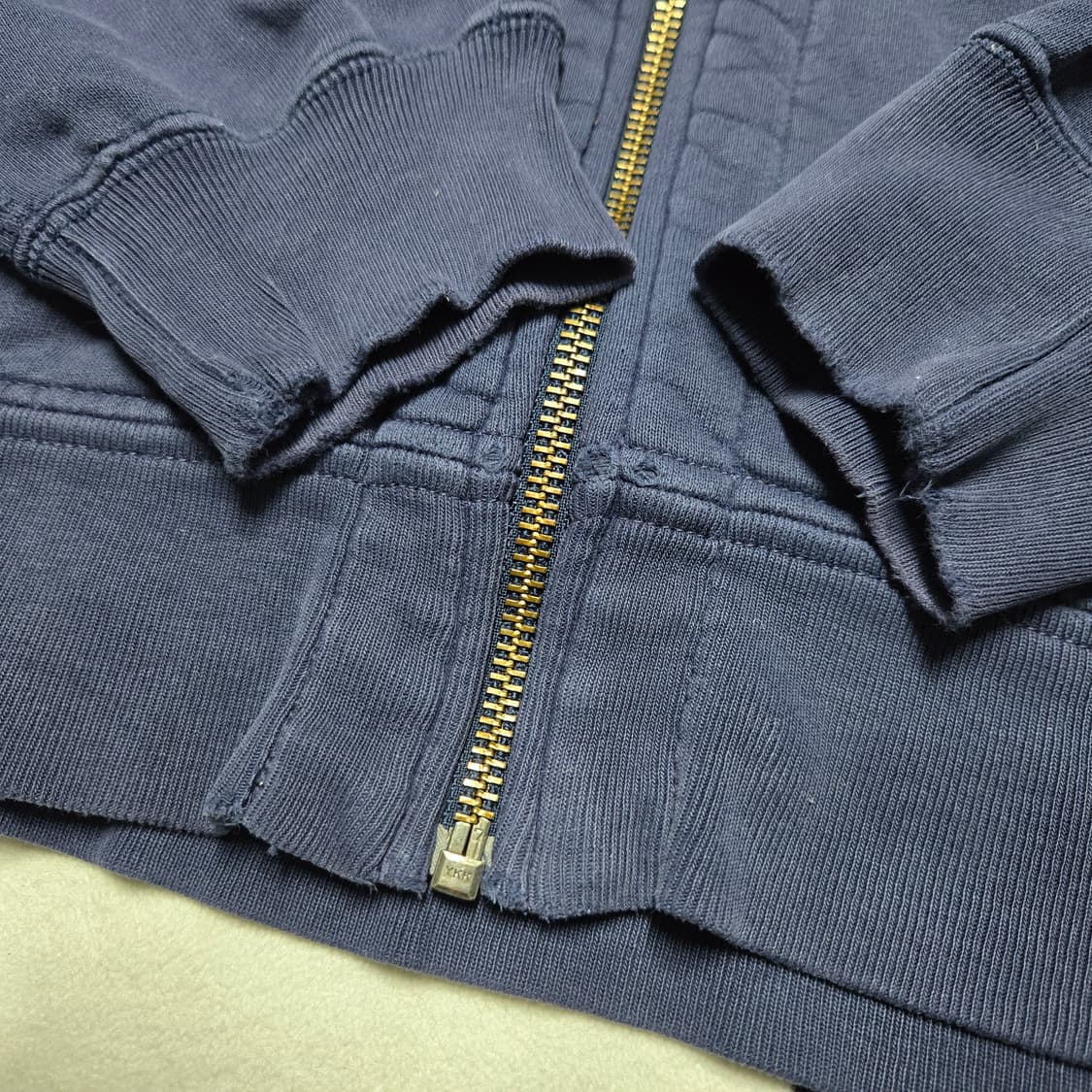 XL 폴로랄프로렌 써멀 후드 집업 네이비 상품이미지4