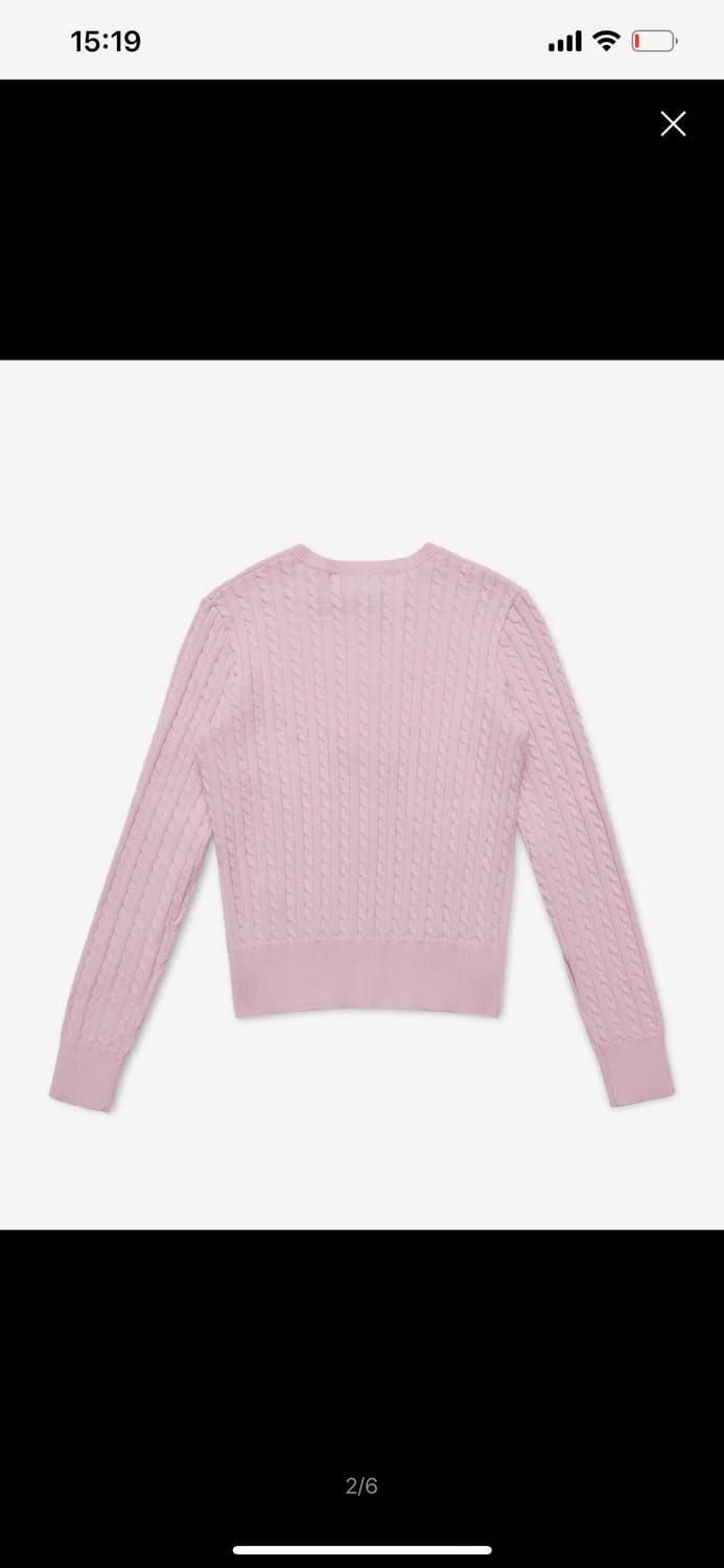 새상품) 폴로 케이블 가디건 L 상품이미지2