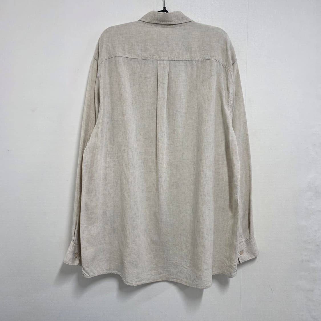 L 오버핏 수아레 텐셀 린넨 셔츠 오트밀 상품이미지3