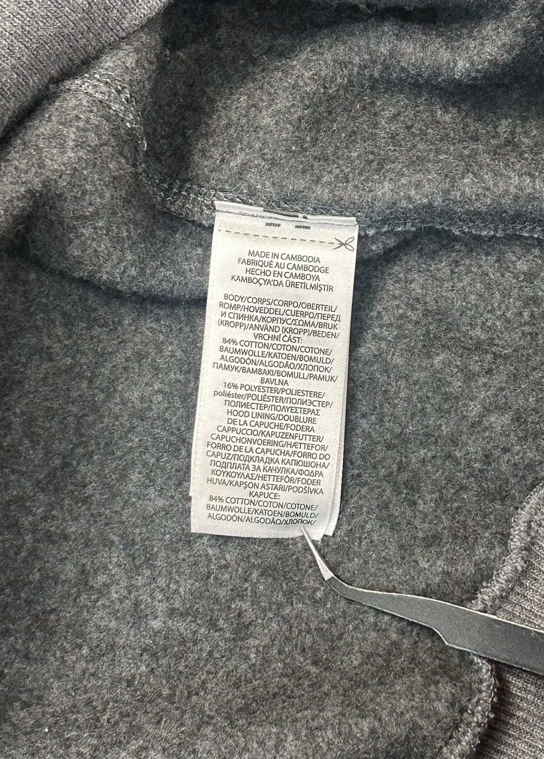 폴로 그레이 후드티 상품이미지8