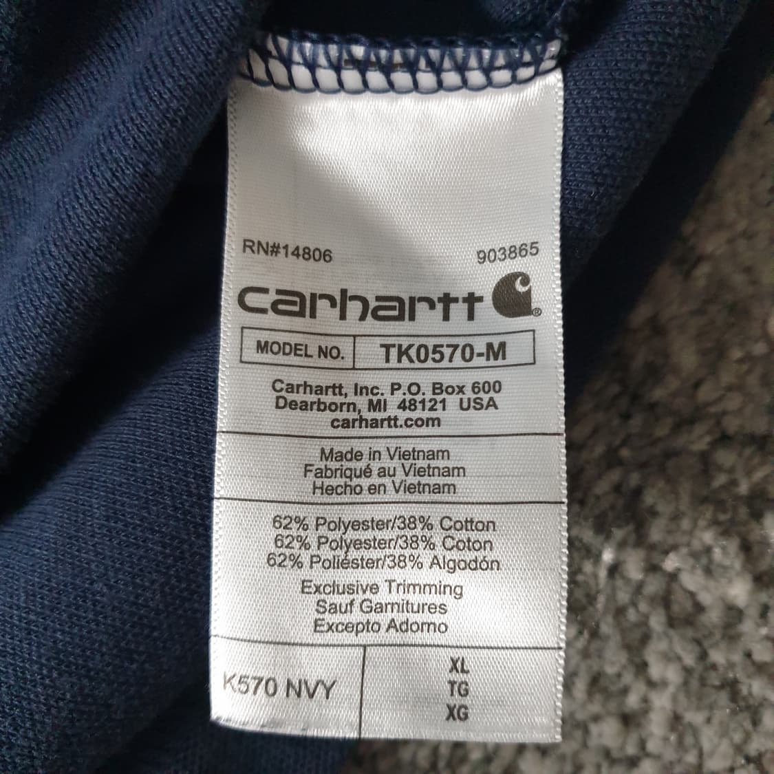 [무료배송] CARHARTT 반팔 폴로 티셔츠 상품이미지3