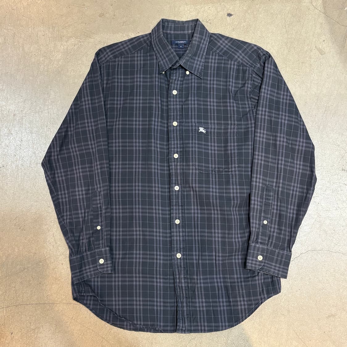M 버버리 그레이 노바체크 셔츠  상품이미지2