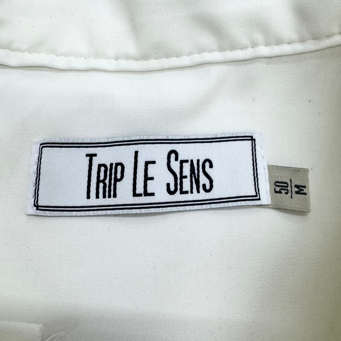 Trip le sens 미니멀 화이트 셔츠 상품이미지8