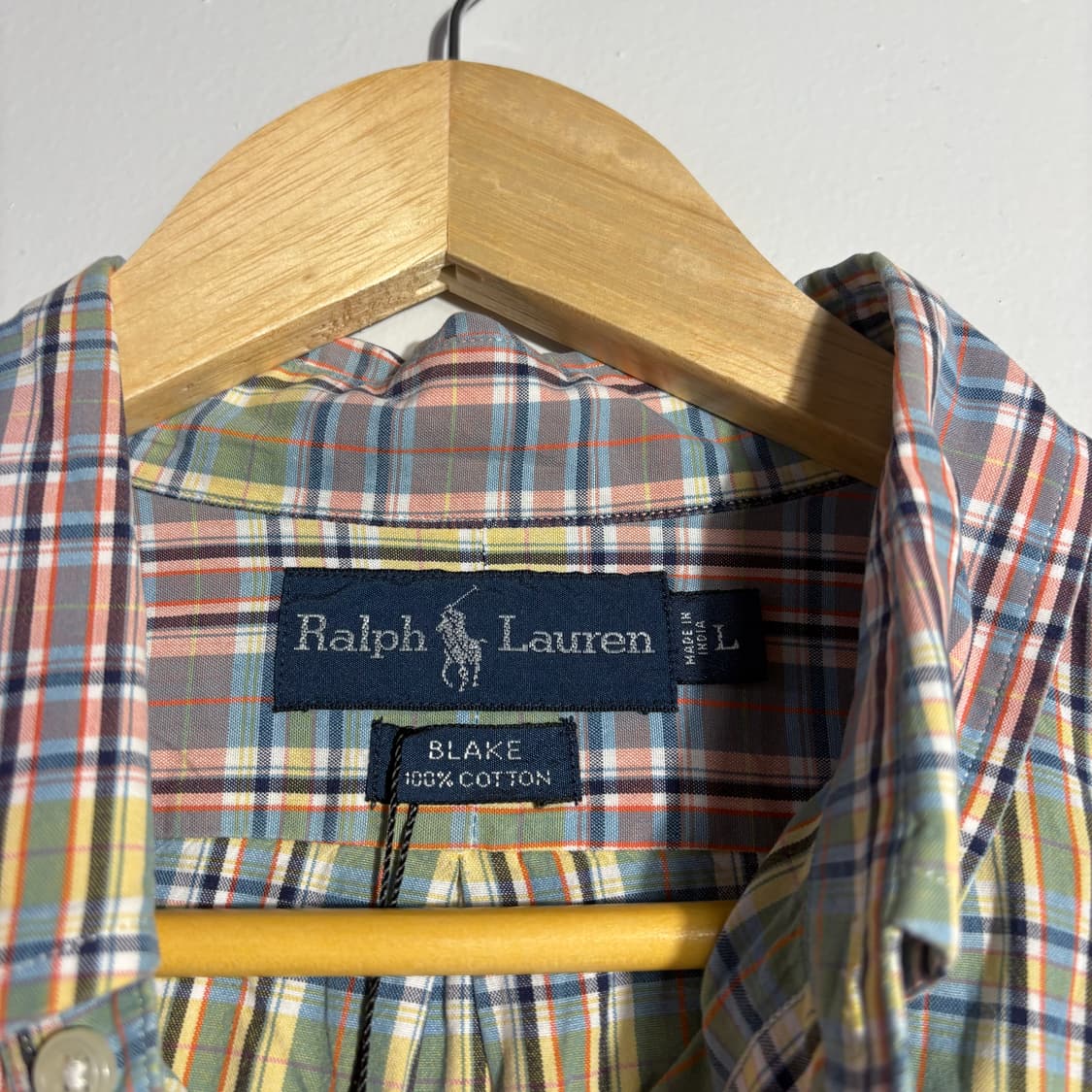 폴로 랄프로렌 파스텔 톤 체크 셔츠 (무료배송) 상품이미지2