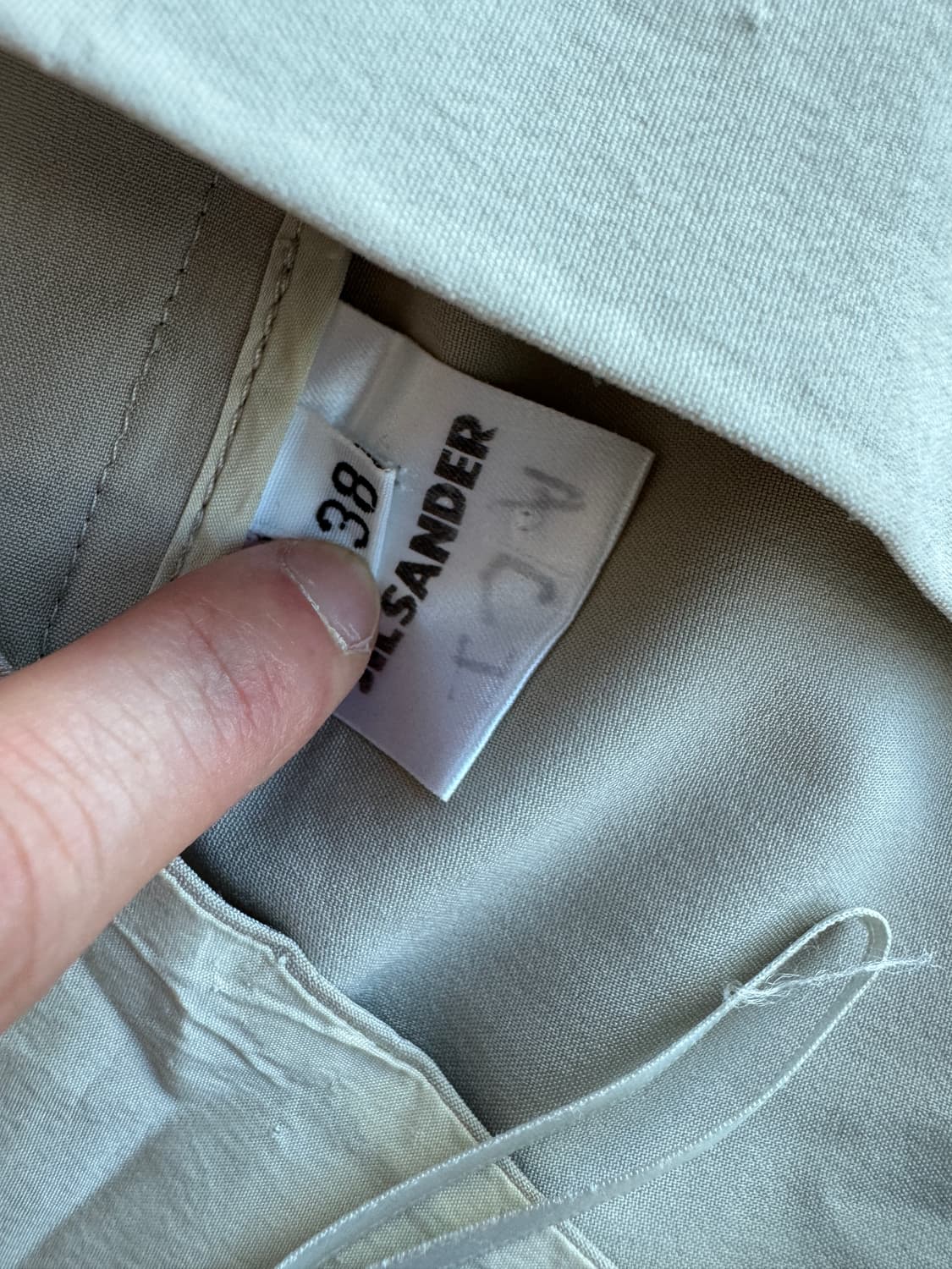 질샌더 Jil Sander 빈티지 와이드 팬츠 슬랙스 38 상품이미지5