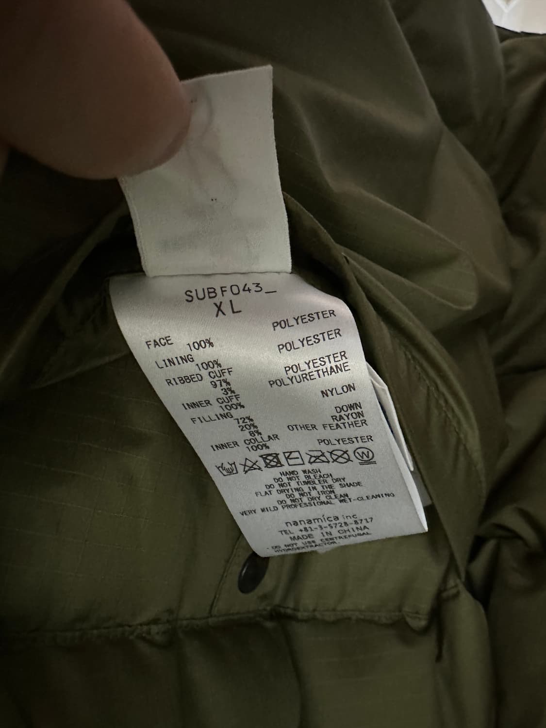 [XL] 나나미카 고어텍스 다운 코트 상품이미지5