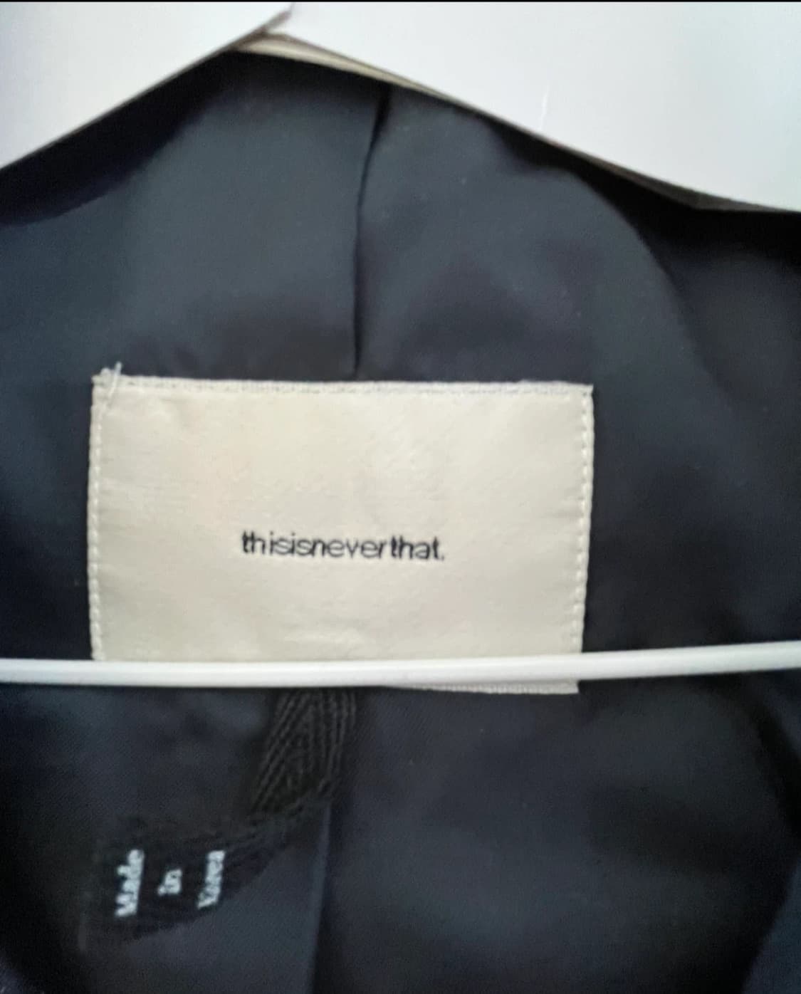thisisneverthat 네이비 코트 상품이미지3