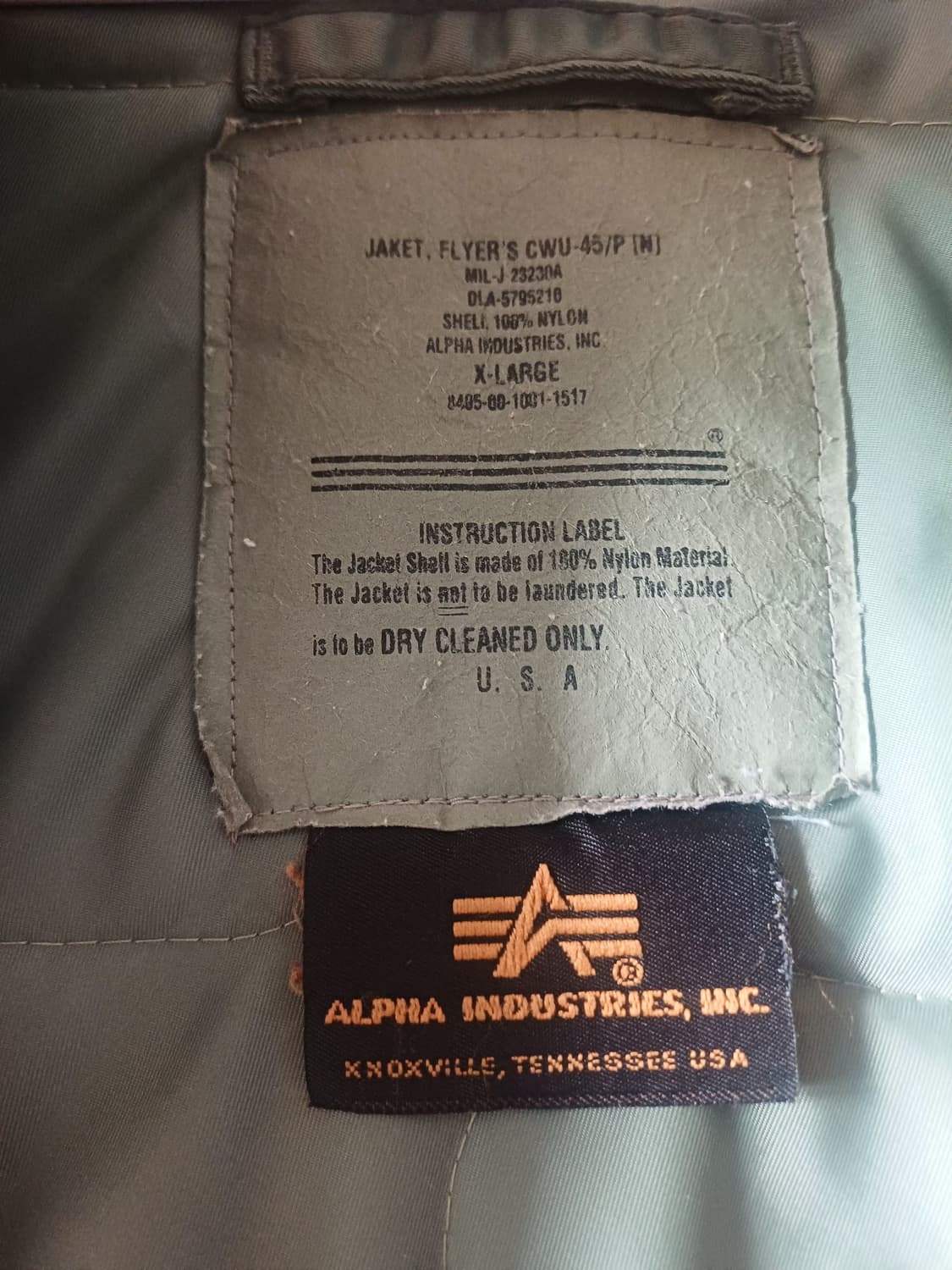 CWU-45p XL [90s생산] A급 상품이미지4