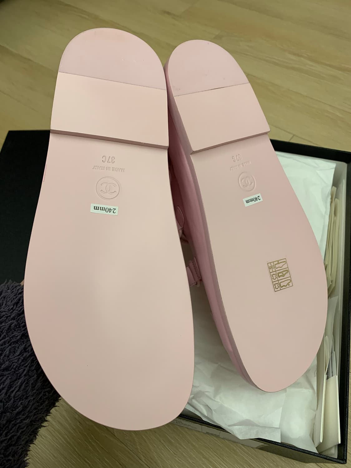 샤넬 크루즈컬렉션 샌들 핑크 37(240) 새상품 상품이미지3