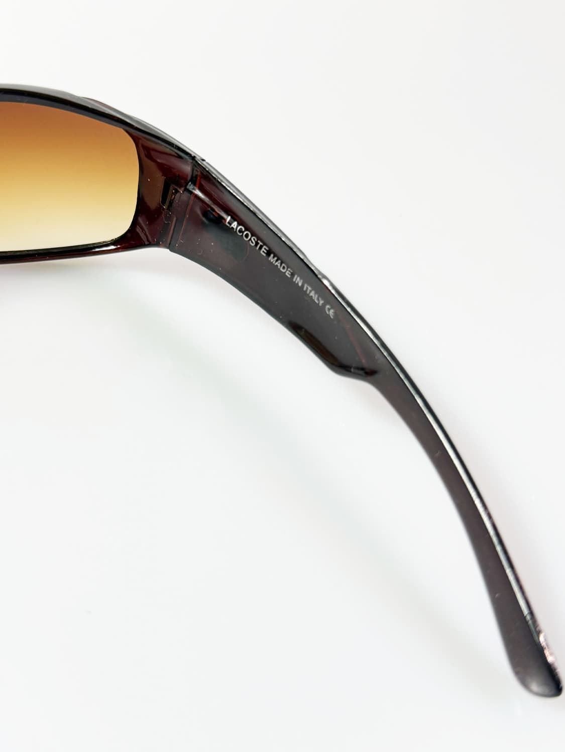 90s LACOSTE 스퀘어 랩어라운드 빈티지 틴트 선글라스 상품이미지6